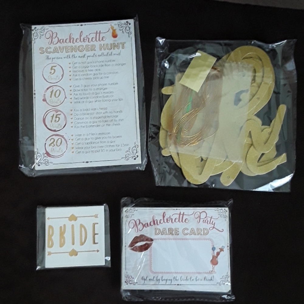 NWT Bachelorette Party Supplies
